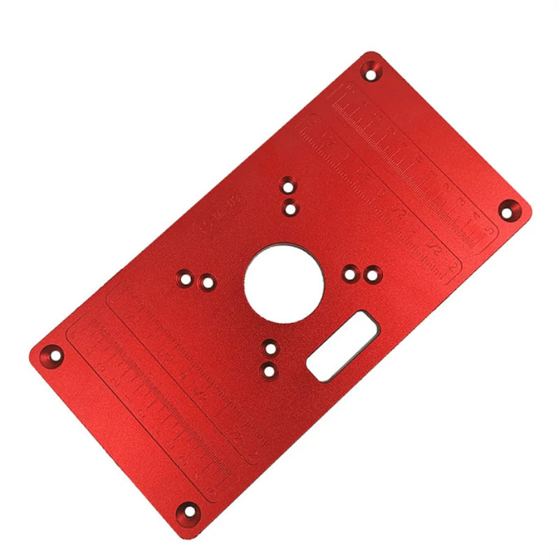 Universal Rt0700C Aluminium Router Table Insert Plate Woodworking Benches ##