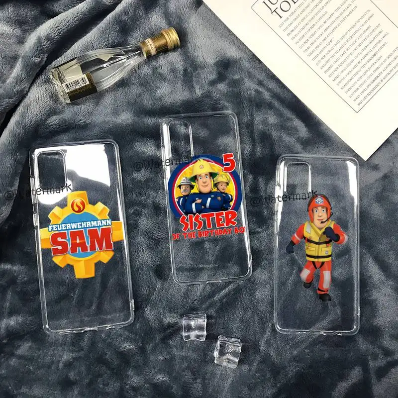 Детский художественный чехол Fireman Sam для Samsung A12 5G A71 4G A70 A52 A51 A40 A31 A21S A20 A50 A30 S