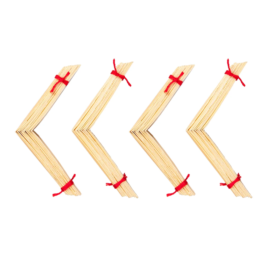 2 Packs of 40 Regular Shape Oboe Reed Cane Woodwind Instrument Accessories