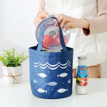 

2020 Hot New Insulated Camping Lunch Bag Tote Oxford Cloth Thermal Cooler Food Bags High Quality Waterproof Lunch Bags
