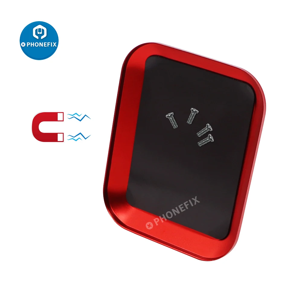 New Aluminium Alloy Magnetic Screw Tray Plate Rc Model Repair Tool For Rc Crawler Car Rc Boat Drone Disk Model Crawler Tool 1