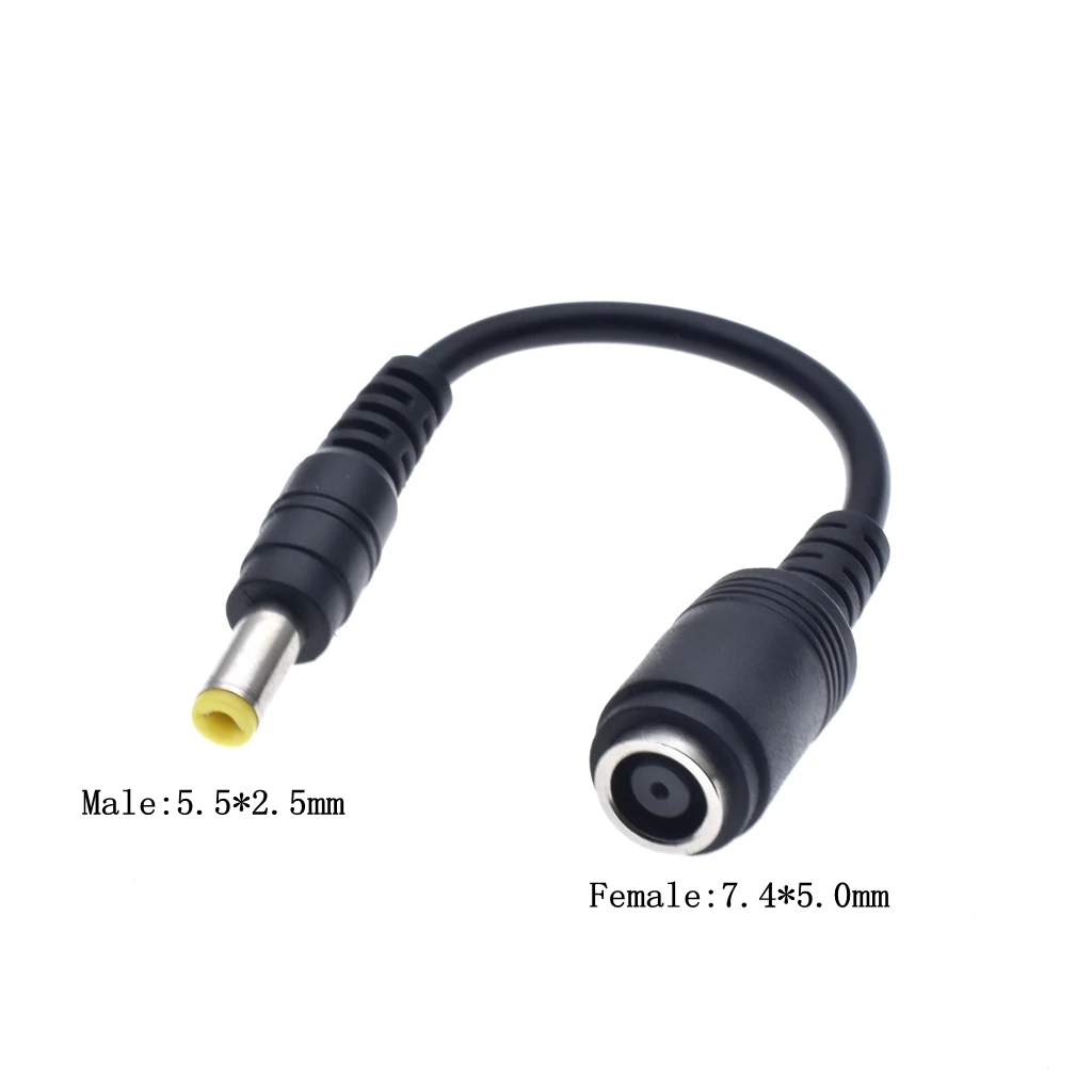 DC Power Adapter Cable - 7.4x5.0mm Female to 7.4x5.0mm, 5.5x2.5mm, 4.8x1.7mm, 4.5x3.0mm Male Connector Description Image.This Product Can Be Found With The Tag Names Cheap Computer Cables Connectors, Computer Cables Connectors, Computer Office, High Quality Computer Office