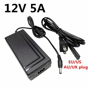 

12V5A 12 volt Power switching Adapter ac to DC 12V 5A Converter Power Supply Transformer adaptor EU US UK AU South Africa plug