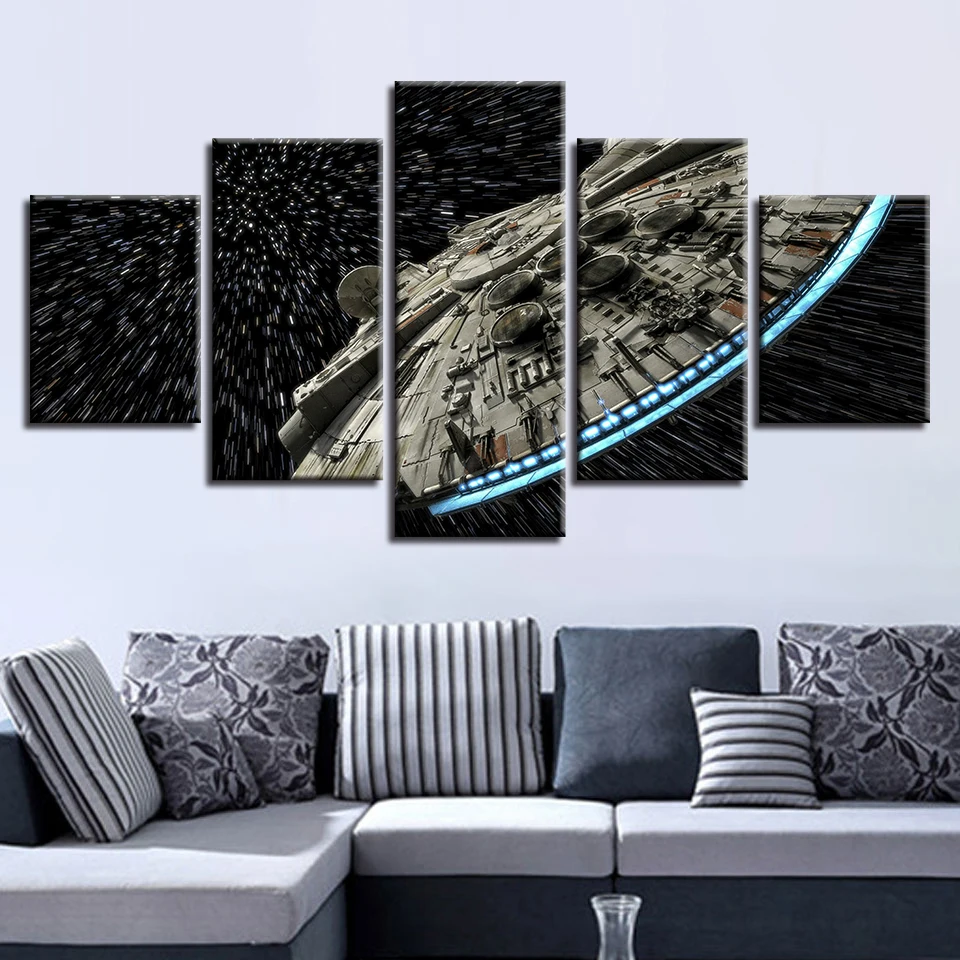 Картины на холсте Звездные войны Боевой настенный киноплакат 6 художественная