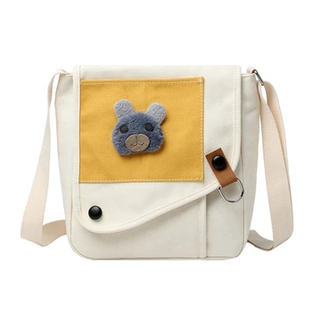 

NEW-Canvas Bags for Women Ladies Shoulder Bag Casual Tote Hand Bag Handbags