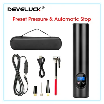 

Inflatable Pump Air compressor Tyre Inflator Mini Portable Compressor USB 150PSl Rechargeable Air Pump For Car Motorcycle Balls