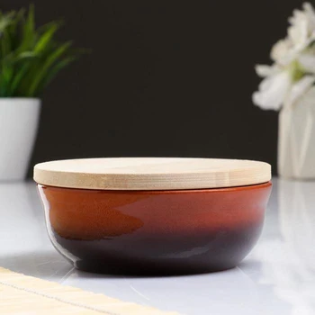 

Jellied meat set 0.3 l (1 container with a wooden lid) 13x6cm, tradition 5156848