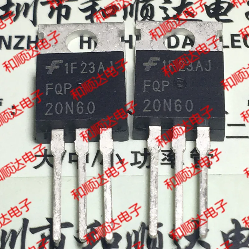 5 шт./FQP20N60-220 600V 20A