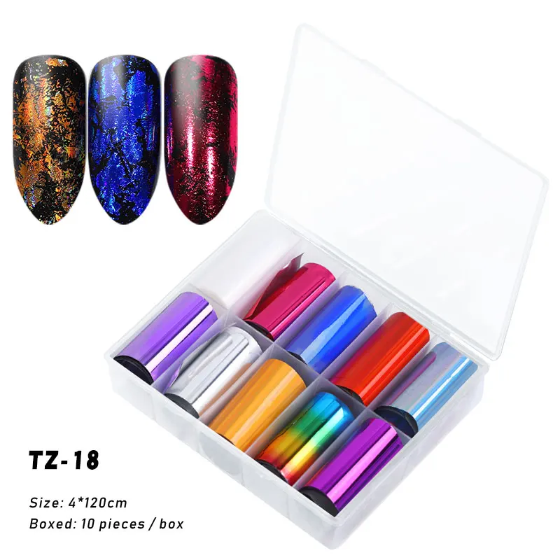 Не липкие Звездные наклейки для дизайна ногтей красивое украшение ногтей 30 стилей цветной цветок леопард Pattem дизайн ногтей Фольга художественные наклейки - Цвет: LTZ18