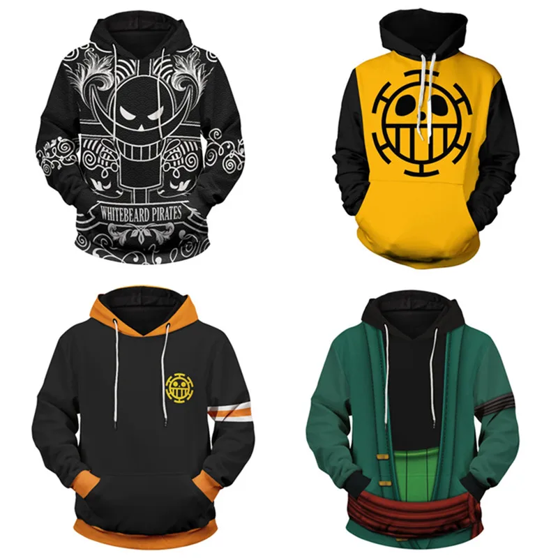 

ONE PIECE Monkey D Luffy Cosplay Costumes Hoodie Sweatshirt Anime Jacket Coats Tops