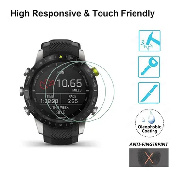 

#40 2PC Universal Clear Tempered Glass Screen Protector Film for Garmin MARQ HD Full Coverage Explosion-proof Dropshipping