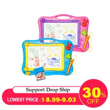 Красочные магнитная доска для рисования в виде большой письменная доска для маленьких, рисующего граффити письма со стирающимися чернилами Doodle Панели Набор для рисования