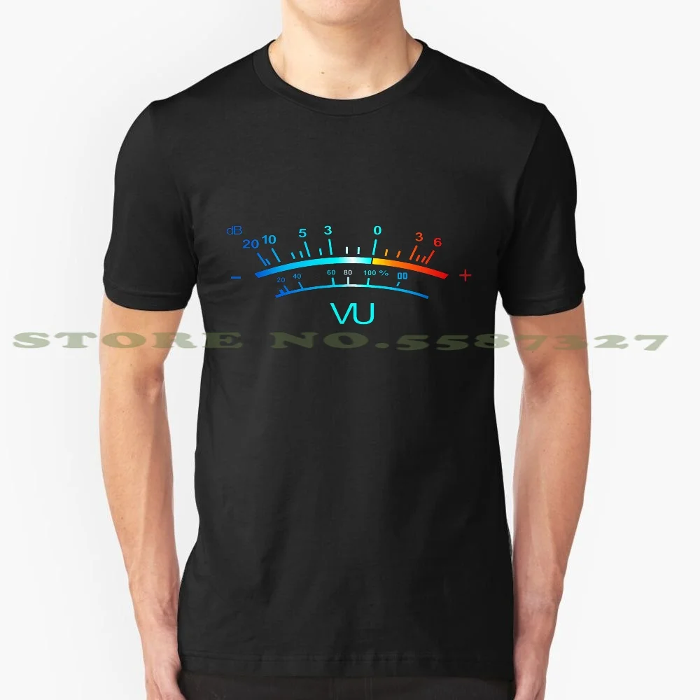 Vu Meter Db Dj футболка крутой дизайн модная тройник метров дБ децибел аналогичная