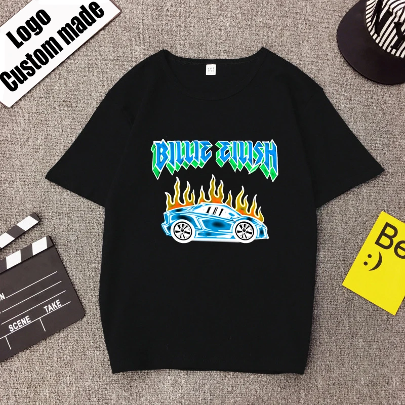 Fans Camiseta футболка Эстетическая уличная одежда Mujer Cool Billie Eilish футболка с графикой для хипстеров хип-хоп Harajuku Femme Homme футболка