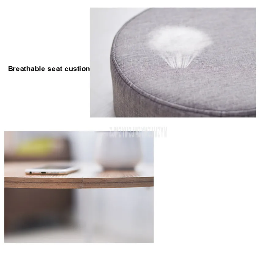55 см нордический круглый стол с 2 шт напольные подушки для сидения современный простой дизайн чайный журнальный столик деревянный Настольный кронштейн из углеродистой стали