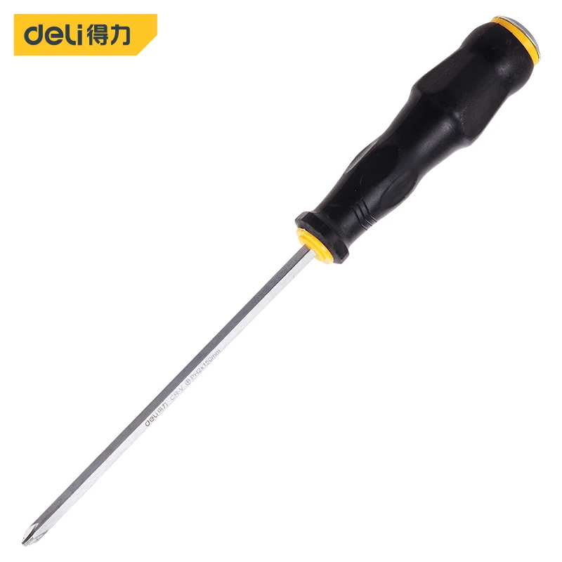 

Deli Cross Rubber Plastic Handle Through Core Screwdriver Snap Ring Hand Wire stripper Nippers Multipurpose kits multi-function
