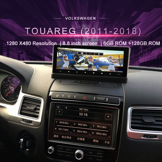 $450 Car DVD for VW Touareg 2011-2018 Car Radio Multimedia Video Player Navigation GPS Android 10.0 double din 5.0