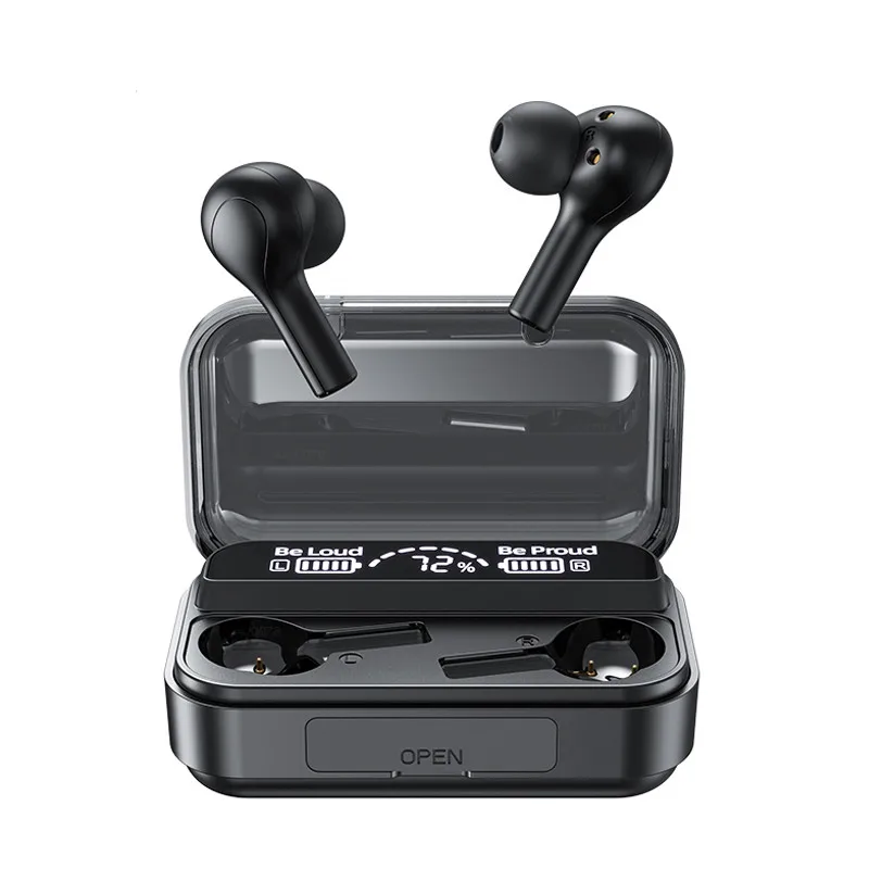 

Bluetooth Earphone TWS 9D Stereo Wirelesss Wireless Headphones Sports Waterproof Headsets Noise Cancel Earbuds With Microphone