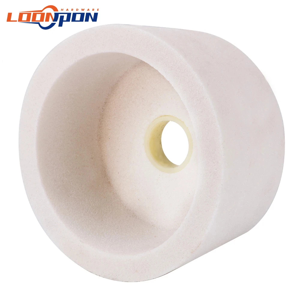 4/5/6inch Abrasive Wheel Grinding Wheel Ceramic Cup Corundum 60/80Grit for Polishing Grinding Metals Marble