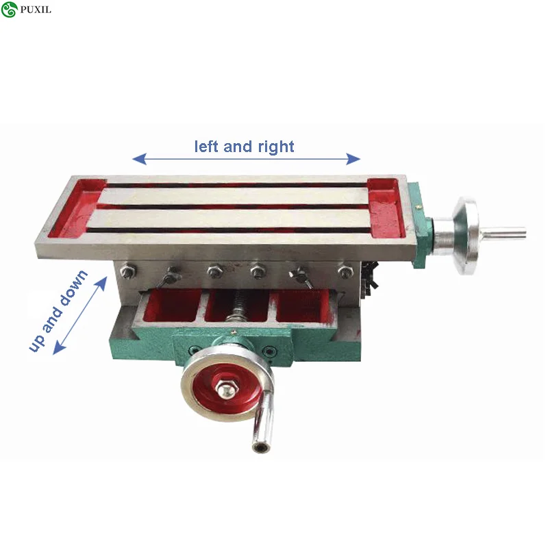 

SZ3517 High Precision Improved Cross Slip Table Cross Slip Table for Drilling Milling Machine 450 * 170 (with Ruler)