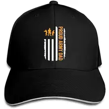 Классическая Бейсболка унисекс с гордой армией и американским флагом