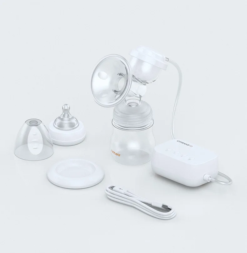 Double Electric Breast Pump Chargeable, 180ml Feeding Bottle, Ultra-quiet, 2 Modes, Multiple Gears,12 Gears BPA Free elvie single electric breast pump