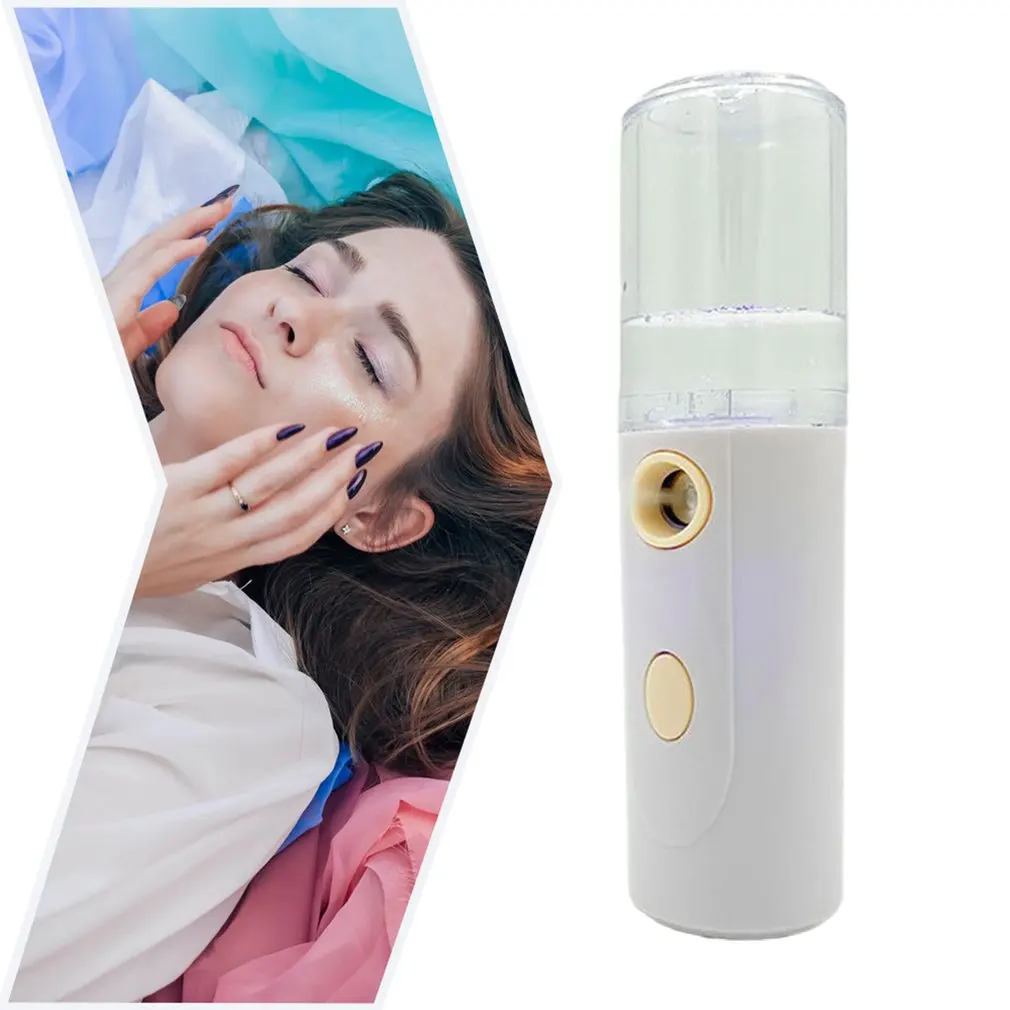 Mini vaporisateur vapeur Portable pour le visage, nébuliseur USB, hydratant, Nano brumisateur, soins de la peau, Instrument de beauté