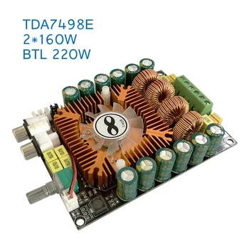 

TDA7498E 2X160W Dual Channel o Amplifier Board Support BTL Mode 220W Single Channel DC 24V Digital Stereo Power Amp Module