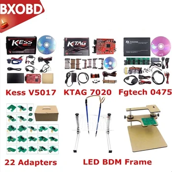 

Red EU KESS V5.017 SW2.47 KTAG V7.020 SW2.25 FGTECH V54 0475/0386 BDM FRAME LED BDM FRAME Free ECU as GIFT KESS 5.017 KTAG 7.020