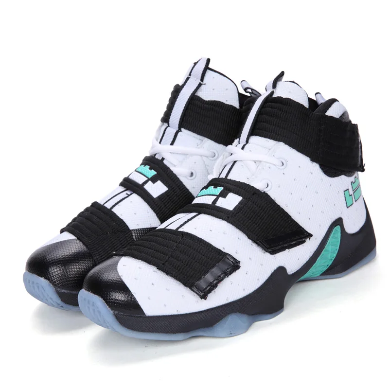 Осенняя мужская баскетбольная обувь кроссовки Jordans для женщин Удобная резиновая подошва уличная спортивная обувь/тапки Lebron 36-45 - Цвет: white