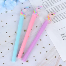 Студенческая ручка для письма, подарок, канцелярские принадлежности, школьные принадлежности, 1 шт. креативная Милая гелевая ручка в стиле мультфильма, новинка, светодиодный фонарик