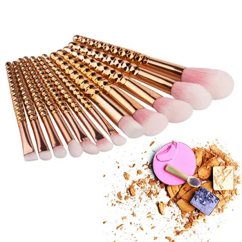 

12PCS White Handle Make Up Eyeshadow Cosmetic Blush Concealer Brushes Makeup Tools Set 2020