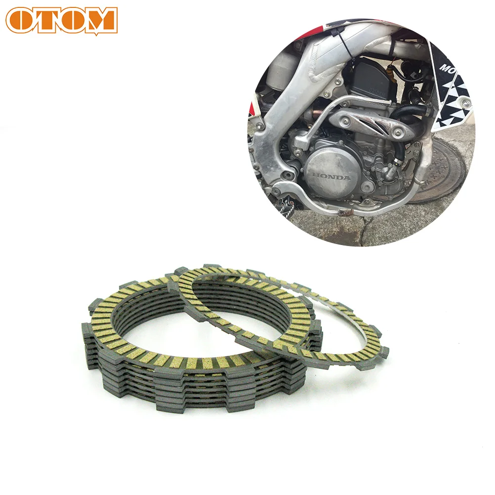 OTOM мотоцикл 7 + 1(101 108) шт. Фрикционные пластины сцепления 22202 KSC 670 волокнистый материал бумаги композитный для