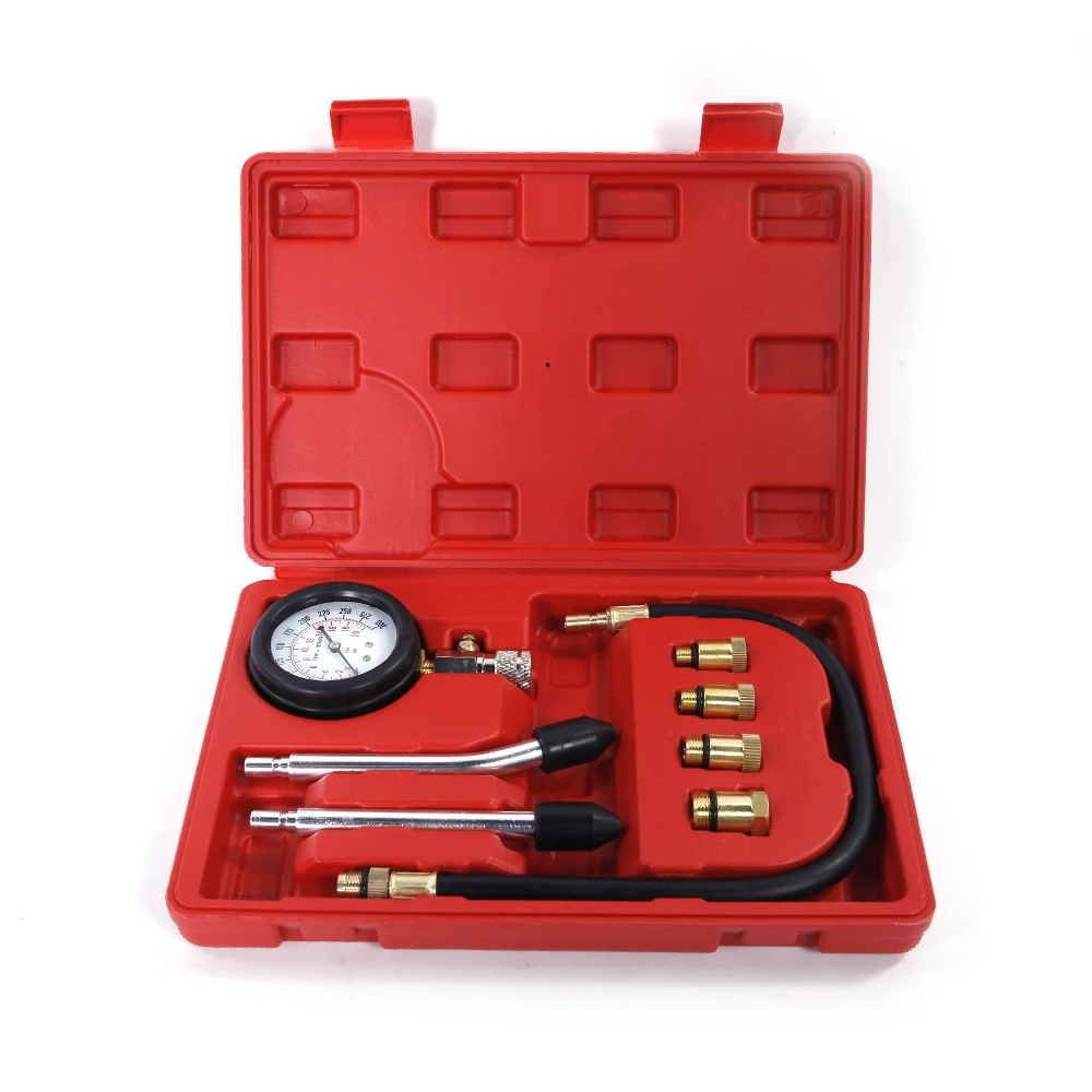 

Multi-function Cylinder Pressure Gauge Tester Gas Petrol Engine Gauge for Car Motorcycle