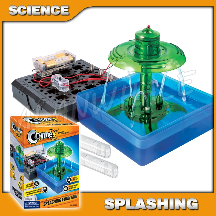 

Creative Experiments Splashing Fountain Water Physics Science Set Scientific Kits DIY Model Building Early Education Toys