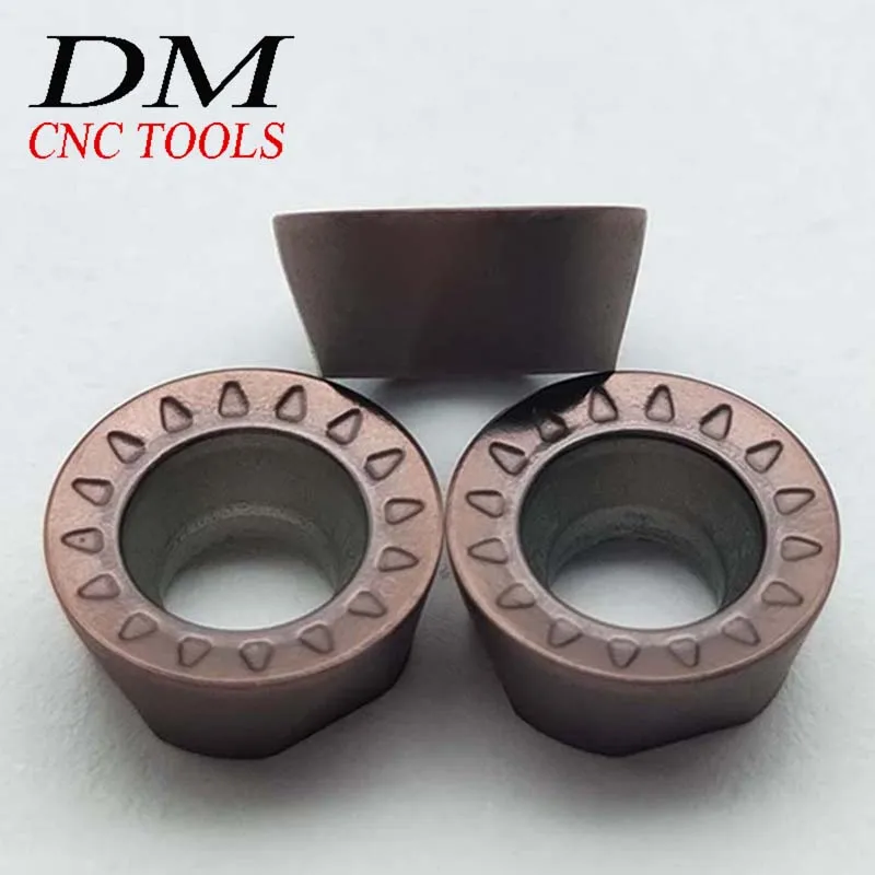 

10pcs RPMT10T3MOE-JS VP15TF/RPMT08T2M0E-JS VP15TF R5/R4 CNC blade Carbide CNC Lathe blade Turning milling blade