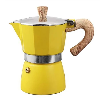 

Aluminum Italian Moka Espresso Coffee Machine Filter Stove Pot 6 Cups