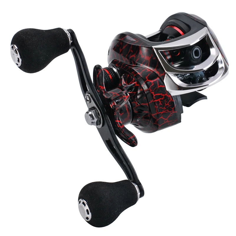 

Lizard Ultralight Baitcasting Reel High Speed 7.2:1 18+1BB Fishing Reel Max Drag 8KG Left/Right Reel Magnetic Brake System