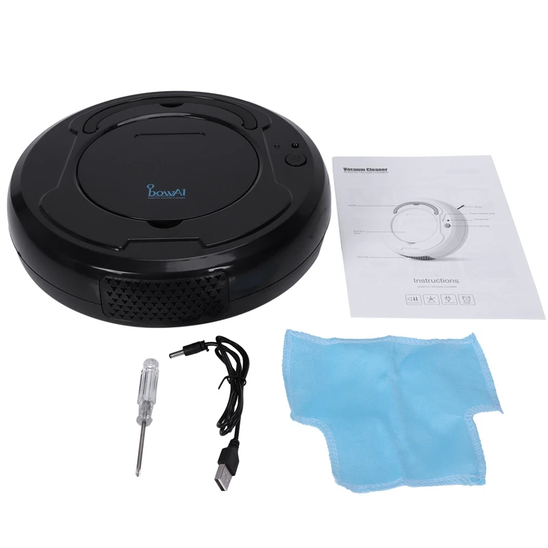 1800Pa Multifunctional Smart Floor Cleaner,3-In-1 Auto Rechargeable Smart Sweeping Robot Dry Wet Sweeping Vacuum Cleaner Strong