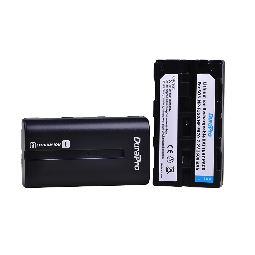 Комплект из 2 предметов 2600 мА/ч, NP-F550 NP-F570 NP F550 Камера Батарея+ ЖК-дисплей USB Зарядное устройство для sony NP-F330 NP-F530 NP-F570 NP-F730 NP-F750 CCD-RV100
