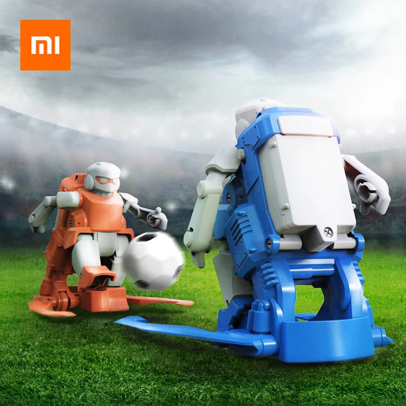 2 упаковки Xiaomi футбольные роботы 2,4G беспроводной пульт дистанционного управления футбольные роботы игрушки на день рождения Рождественский подарок для детей мальчиков и девочек