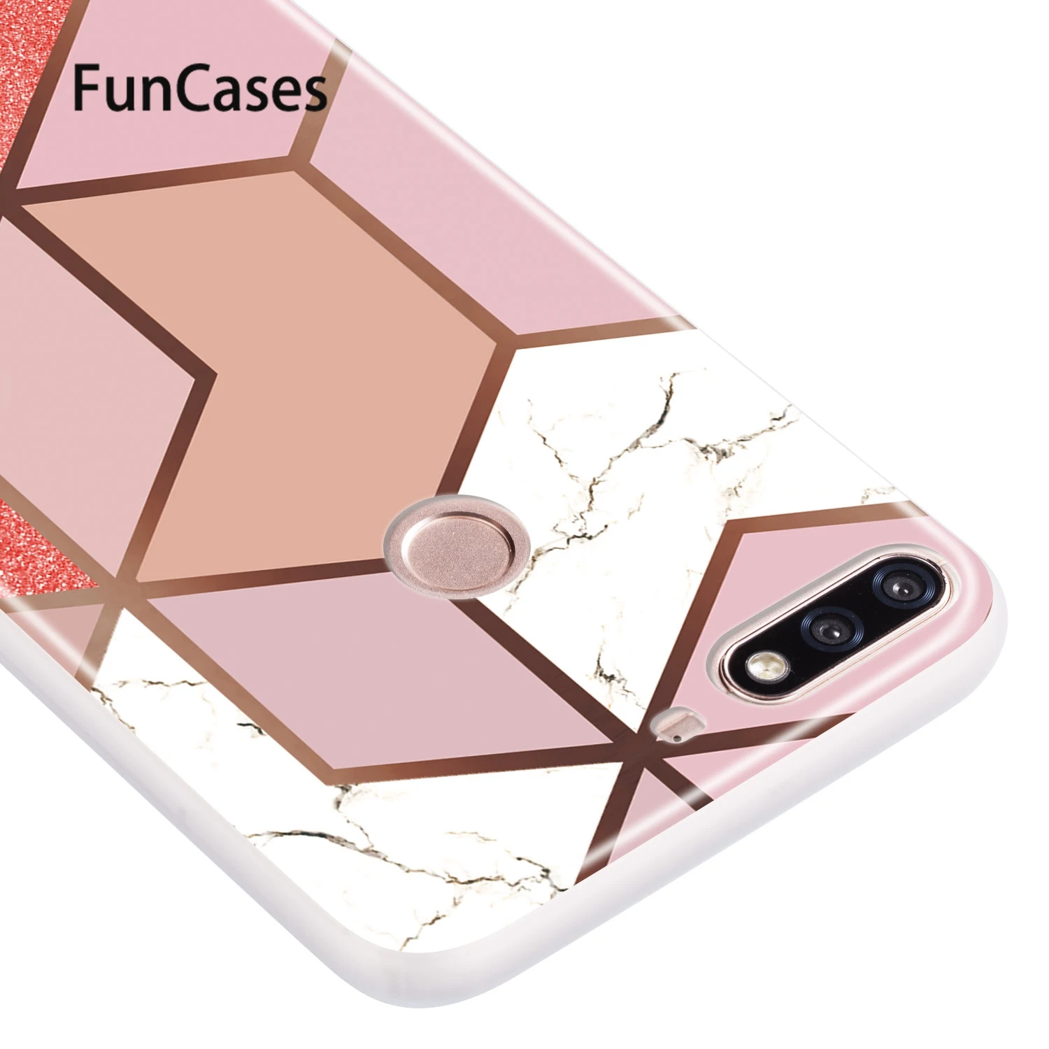 Мягкие силиконовые чехлы Cube для estuche huawei Honor 7C funda Enjoy 8 Nova 2 Lite Y7 Prime 2018 5 99 &quotMovil