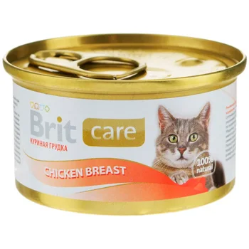

BRIT BRIT CARE CAT CHICKEN BREAST for adult cats with chicken breast 80 gr