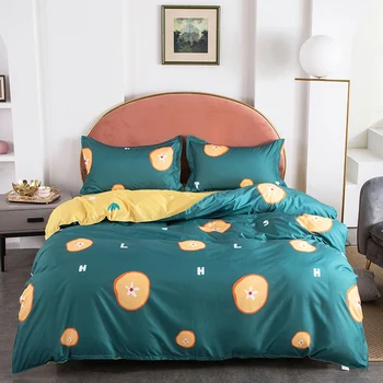 

nordic bedding set duvet cover 240x220 bed sheets pillowcase bed linen set for home quenn king single size