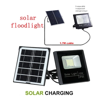 

LED Solar Light outdoor lighting of garden security lamp spotlights waterproof Street wall Light solar panels withfloodlight lig