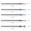 BNG 5PCS Cuticle Cleaner Bits Diamond Nail File Drill Ball Head Rotary Burr Set 3/32" Drill Bit for DIY Nail Art Salon Manicure 4