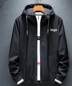 

2020 Men's big Hoodies Solid Color Tracksuit Spring Cord Letter Hooded Sweatshirt Long Sleeve Zip Slim Coat Jacket Male