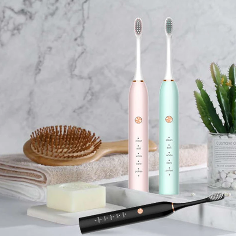 Electric Toothbrush Rechargeable Waterproof Sonic Super Beautiful White Automatic Toothbrush Adult Teeth Whitening Electric Toothbrush Rechargeable Waterproof Sonic Super Beautiful White Automatic Toothbrush Adult Teeth Whitening