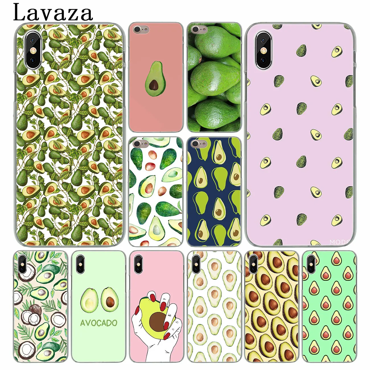 Чехол Lavaza Cute Avocado для iPhone XR XS X 11 Pro Max 10 7 8 6S 5 5S SE 4S 4 | Мобильные телефоны и аксессуары