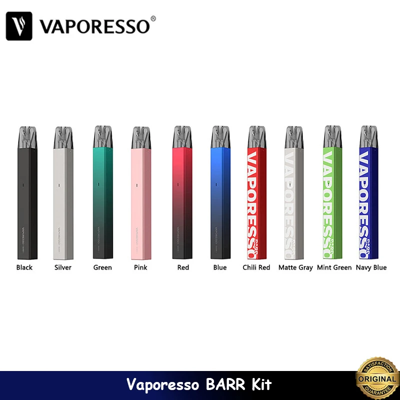 Vaporesso-Kit de vapeo BARR Original, vapeador de 13W Pod con cartucho BARR de 1,2 ml, capacidad de 1.2ohm, cigarrillo electrónico MTL